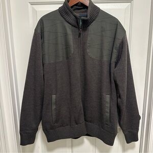 Orvis Green Wool Zip Up Jacket Size XL